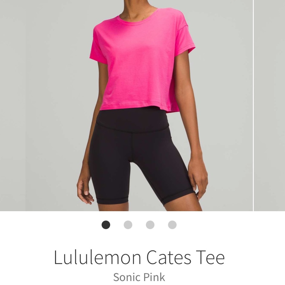 Lululemon Sonic Pink Cates Tee!